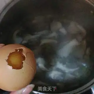 Make Mushroom egg soup step 6