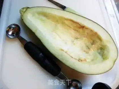 Make Take the roasted meat and eggplant step 2