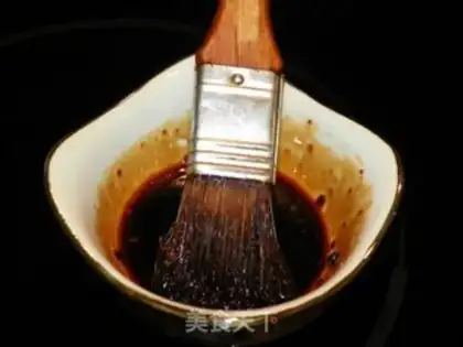Make Take the roasted meat and eggplant step 6