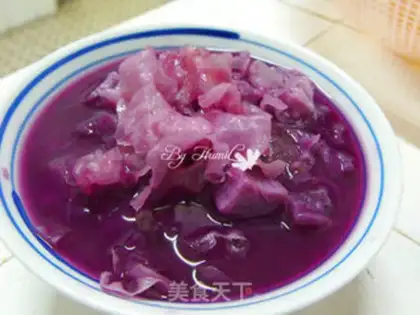 Make Purple potato silver ear soup step 5