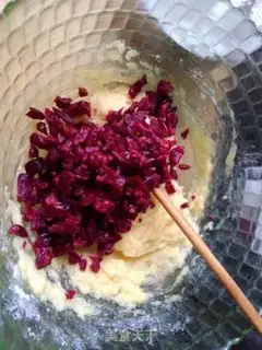 Make Cranberry cookies step 1