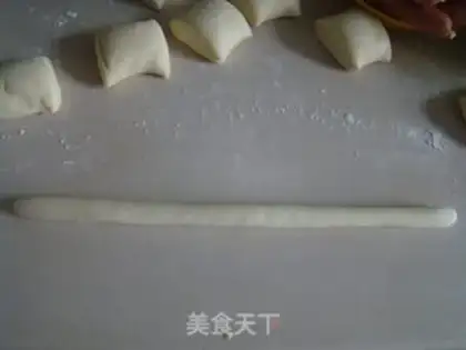 Make Milky hot dog rolls step 5