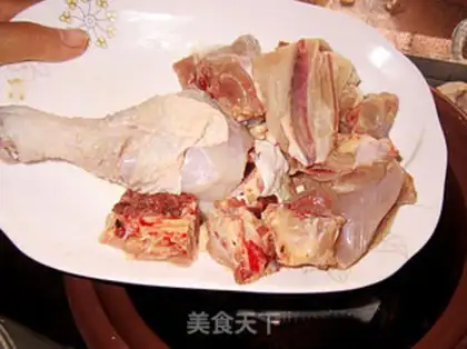Make Roast flower and chicken step 3