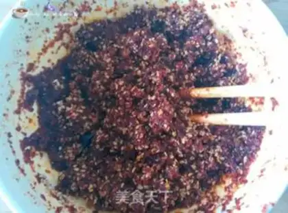Make Spicy red oil step 6