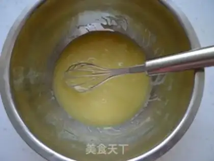 Make Almond peaches step 1