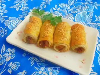 Make Roasted lamb rolls step 8