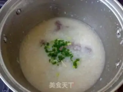 Make Pork porridge step 3