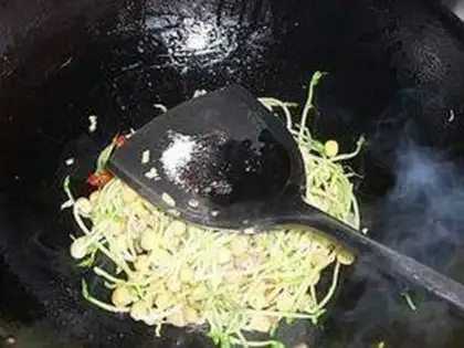 Make Clear the peas step 3