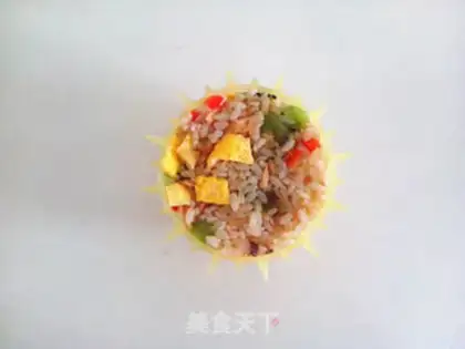 Make Fire Mountain fried rice step 12