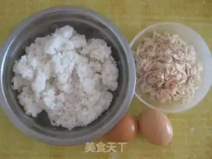 Make Shrimp egg fried rice step 0