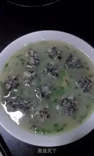 Make ♪ Purple meatball soup ♪ step 5