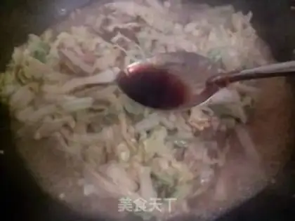 Make Soy sauce and cabbage step 7
