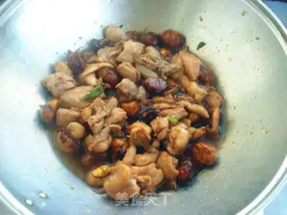 Make Chestnut roast chicken step 3