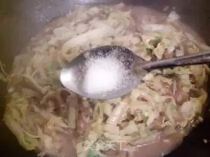 Make Soy sauce and cabbage step 8
