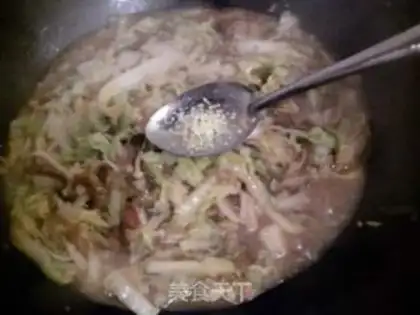 Make Soy sauce and cabbage step 9