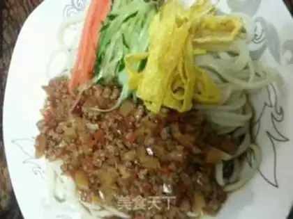 Make Three-coloured noodles step 11