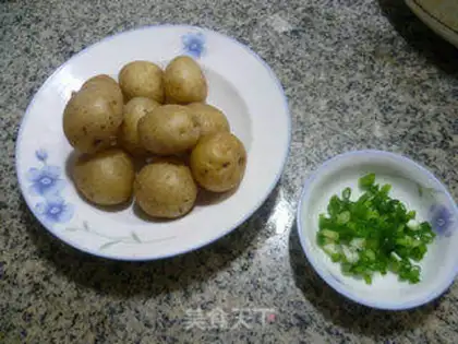 Make Pepper salt, potatoes step 0