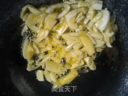 Make Garlic silk step 2