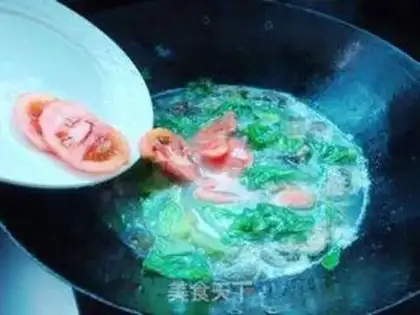 Make Tomato omelet soup step 6