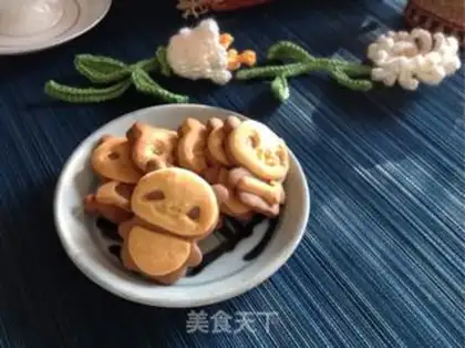 Make Panda cookies step 7