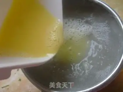 Make Flower clams and eggs step 2