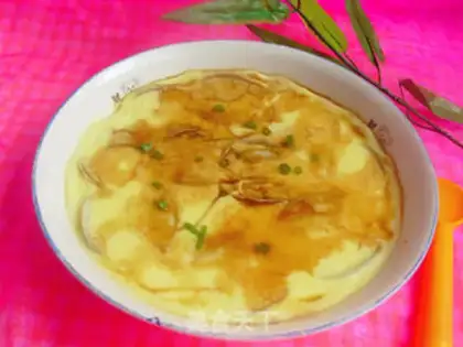 Make Flower clams and eggs step 6