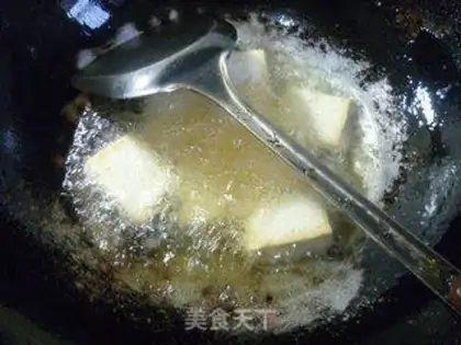 Make The soybeans burn old tofu step 4