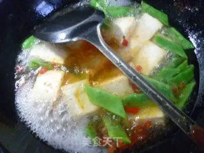 Make The soybeans burn old tofu step 6