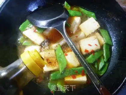 Make The soybeans burn old tofu step 7