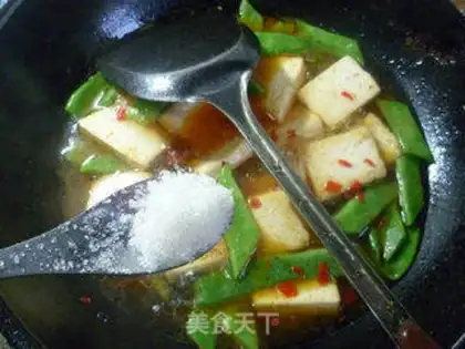 Make The soybeans burn old tofu step 8