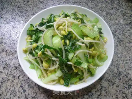 Make The green cuisine sprouts step 7