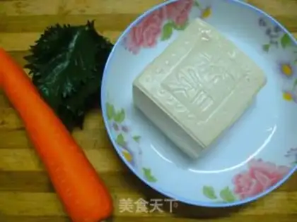 Make violet tofu step 0