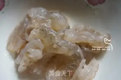 Make Melon cuisine spicy shrimp step 1