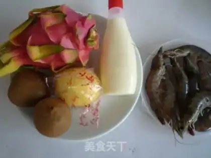 Make Shrimp fruit salad step 0