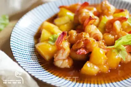 Make Melon cuisine spicy shrimp step 6