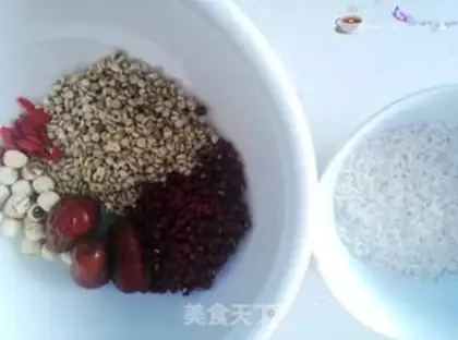 Make Red Bean Lotus Porridge step 0