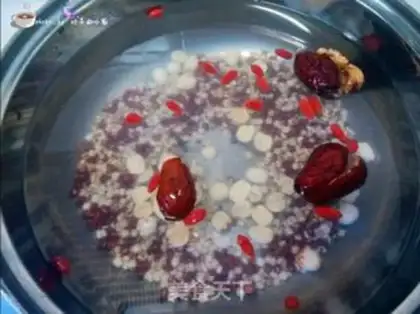 Make Red Bean Lotus Porridge step 3