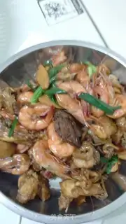 Make Chicken shrimp step 8