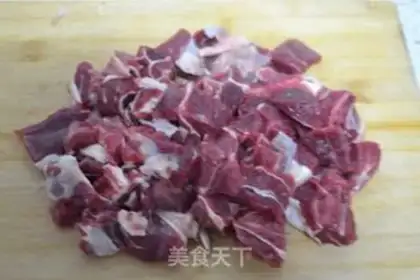 Make Red beef step 1