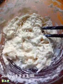Make radish pancakes step 2