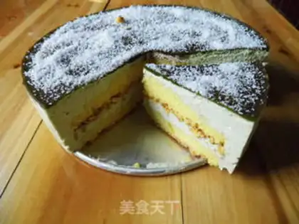 Make Cocomus cake step 18