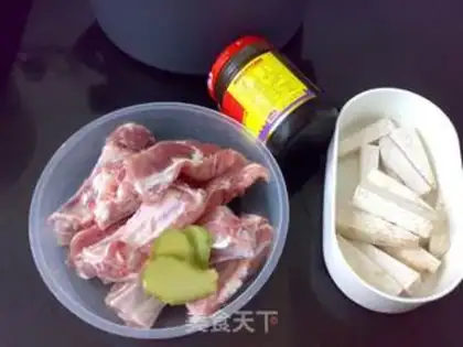 Make Fork saline ribs step 0