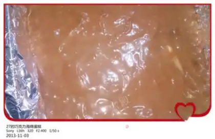 Make Chocolate for an egg sponge cake step 9