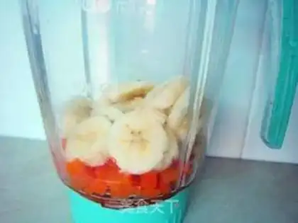 Make Carrot banana shake step 3