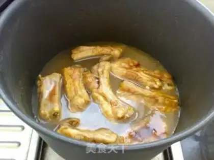 Make Fork saline ribs step 7