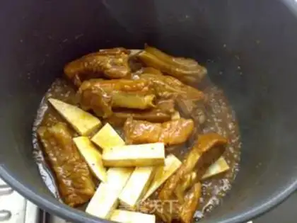Make Fork saline ribs step 10