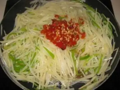 Make Twin pepper potatoes step 6
