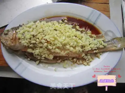 Make Garlic yellowfish step 6
