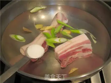 Make Garlic white meat step 0