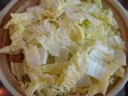 Make Big cabbage seafood step 7